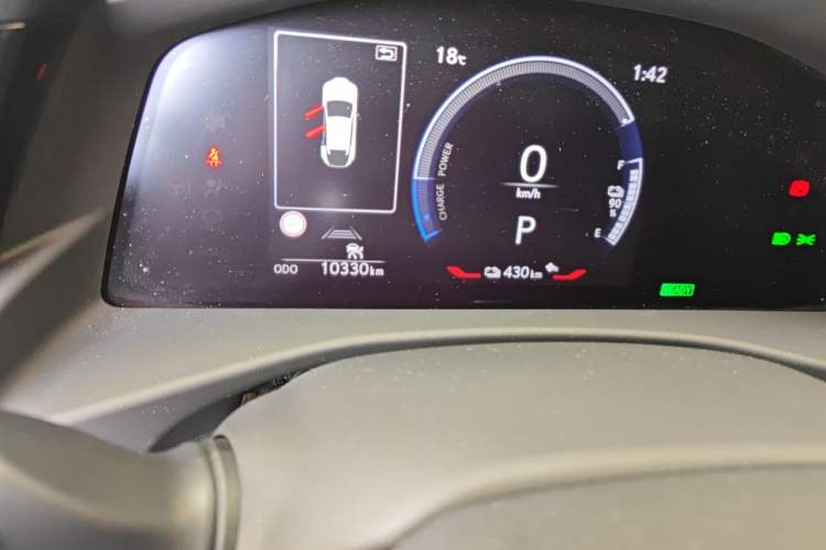 Used Lexus RZ 2023 300e Long-Range Indulgence Edition Odometer Close Up