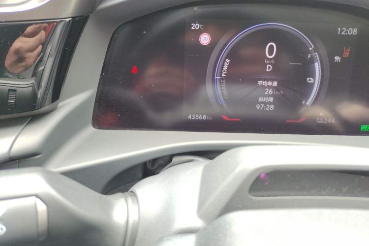 Used Lexus RZ 2023 450e All-Wheel-Drive Luxury Edition Odometer Close Up