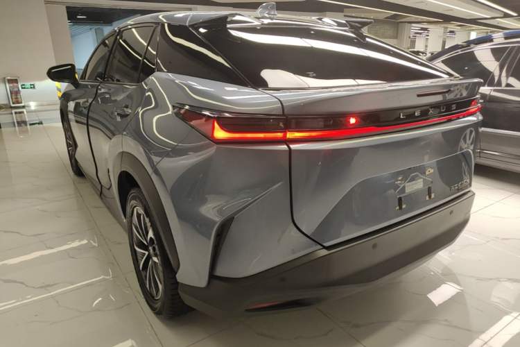 Used Lexus RZ 2023 450e All-Wheel Drive Luxury Edition Rear Left 45 Deg