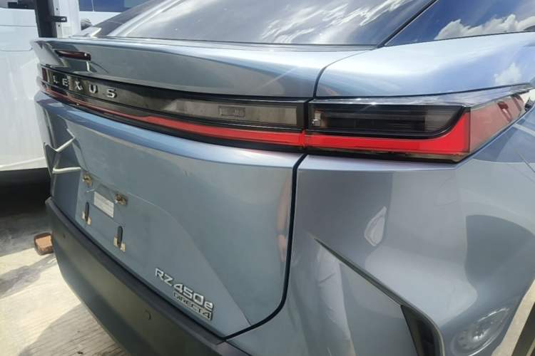 Used Lexus RZ 2023 450e All-Wheel Drive Luxury Edition Rear Right 45 Deg