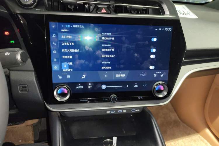 Used Lexus RZ 2023 450e All-Wheel Drive Luxury Edition Audio And AC Panel