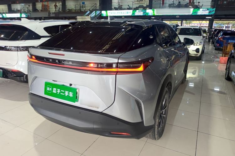 Used Lexus RZ 2023 450e All-Wheel Drive Luxury Edition Rear Right 45 Deg