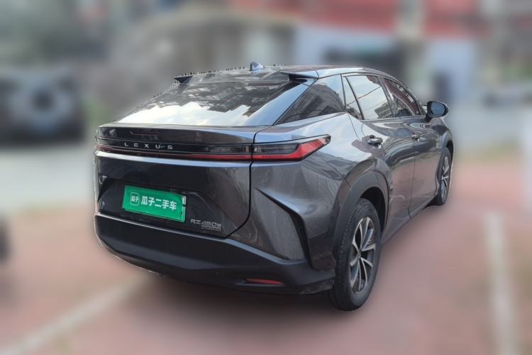 Used Lexus RZ 2023 450e All-Wheel Drive Luxury Edition Rear Right 45 Deg