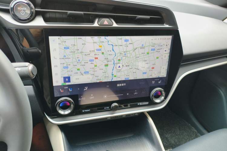 Used Lexus RZ 2023 450e All-Wheel Drive Luxury Edition Audio And AC Panel