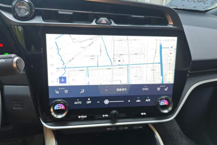 Used Lexus RZ 2023 450e All-Wheel Drive Luxury Edition Audio And AC Panel