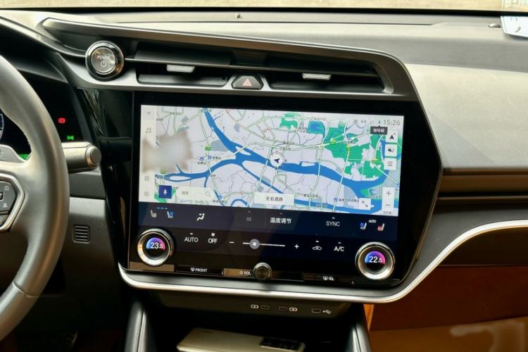 Used Lexus RZ 2023 450e All-Wheel Drive Luxury Edition Audio And AC Panel
