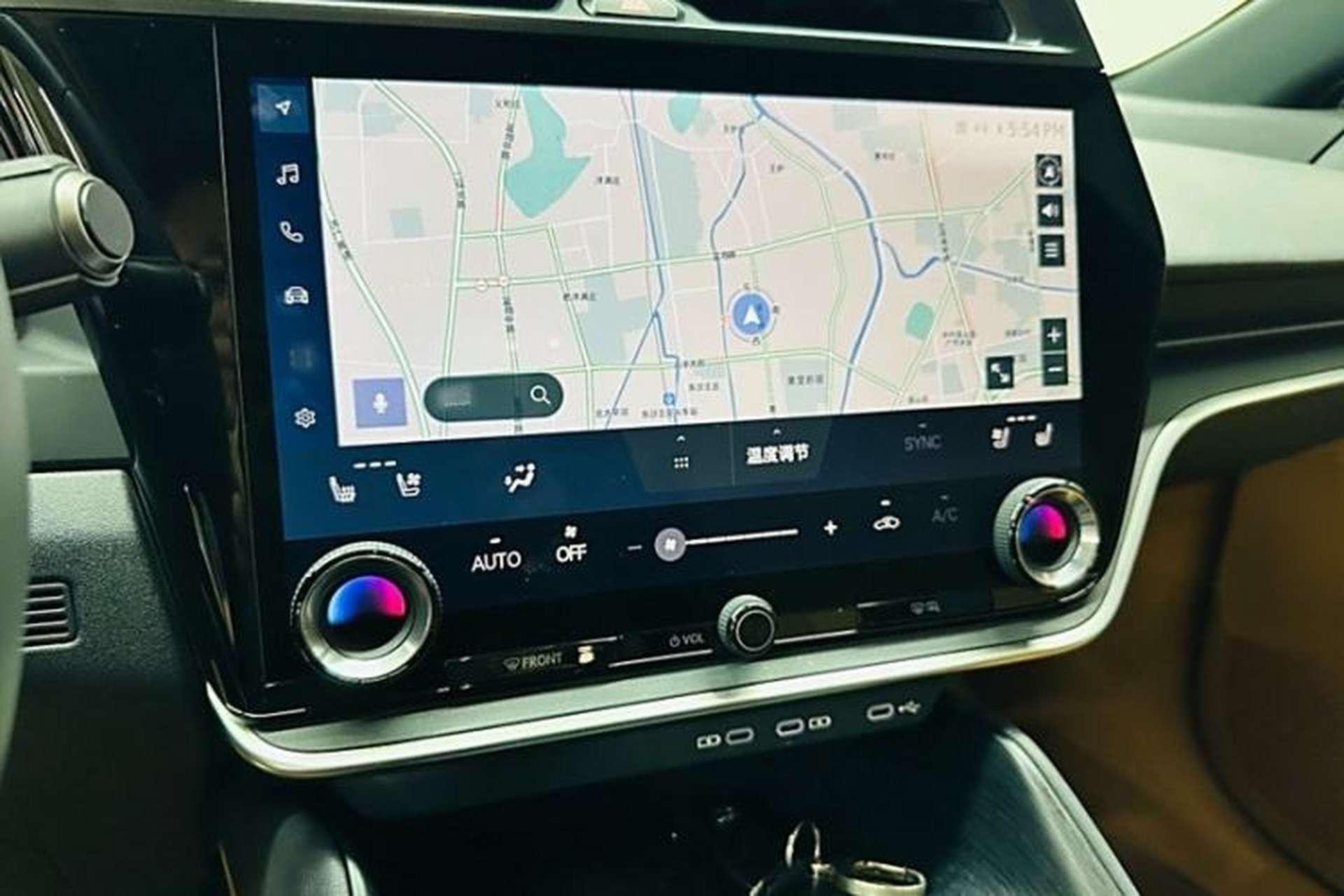 Used Lexus RZ 2023 450e All-Wheel Drive Luxury Edition Audio And AC Panel