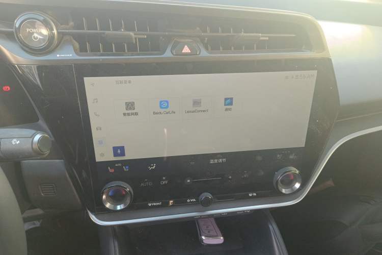 Used Lexus RZ 2023 450e All-Wheel Drive Luxury Edition Audio And AC Panel
