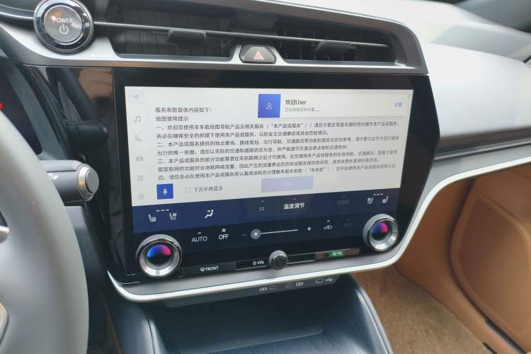 Used Lexus RZ 2023 450e All-Wheel Drive Luxury Edition Audio And AC Panel
