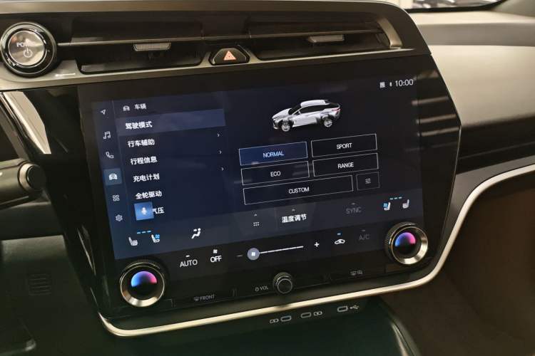 Used Lexus RZ 2023 450e All-Wheel Drive Luxury Edition Audio And AC Panel