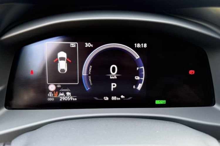 Used Lexus RZ 2023 450e All-Wheel Drive Luxury Edition Odometer Close Up