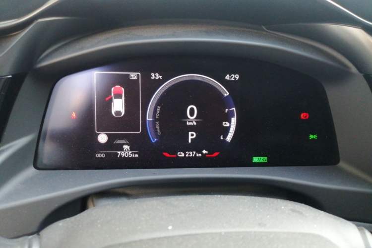 Used Lexus RZ 2023 450e All-Wheel Drive Luxury Edition Odometer Close Up