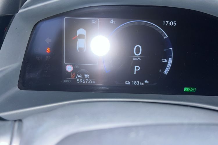 Used Lexus RZ 2023 450e All-Wheel Drive Luxury Edition Odometer Close Up