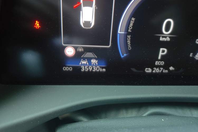 Used Lexus RZ 2023 450e All-Wheel-Drive Luxury Edition Odometer Close Up