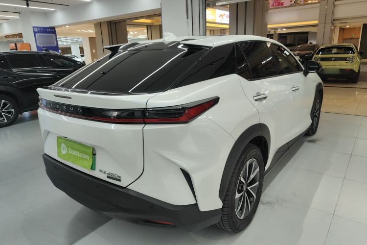 Used Lexus RZ 2023 450e All-Wheel Drive Luxury Edition Rear Right 45 Deg