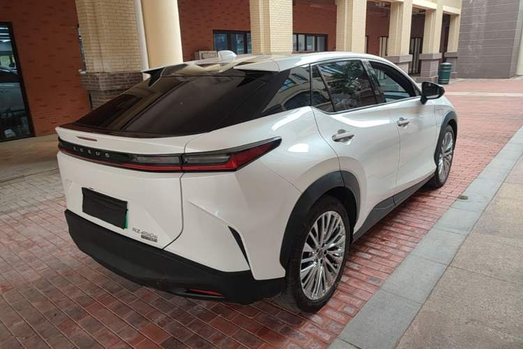 Used Lexus RZ 2023 450e All-Wheel Drive Luxury Edition Rear Right 45 Deg