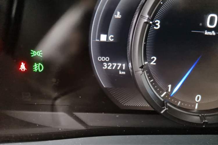 Used Lexus UX 2020 Revised Version 200 F SPORT Edition Odometer Close Up