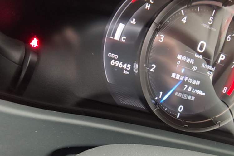 Used Lexus UX 2020 200 F SPORT Version Odometer Close Up