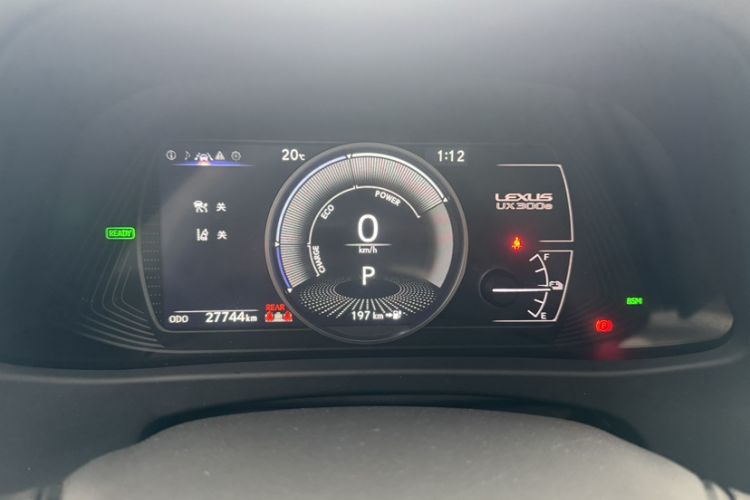 Used Lexus UX New Energy 2020 300e Pure·Enjoy Edition Odometer Close Up