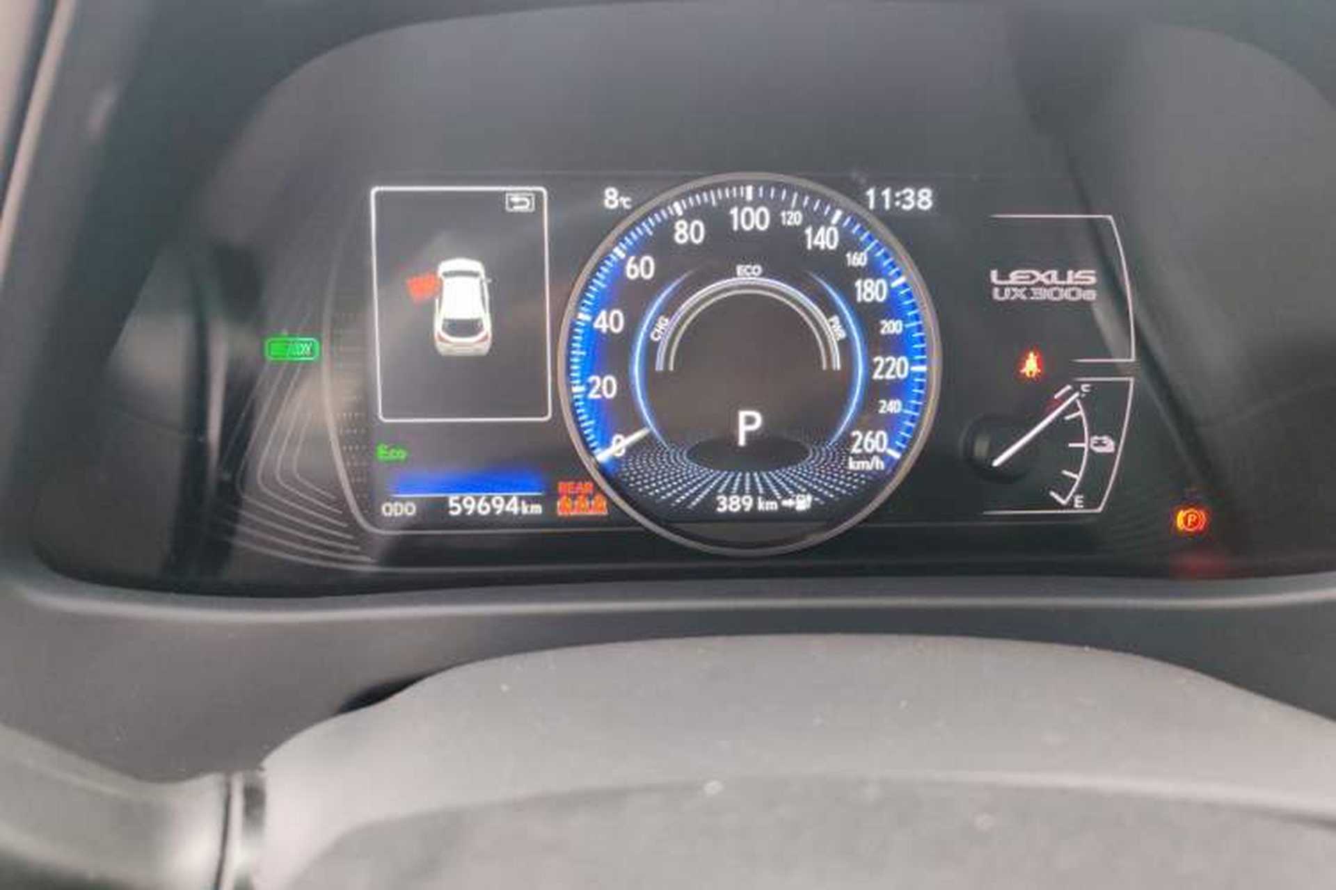 Used Lexus UX New Energy 2020 300e Pure·Joy Edition Odometer Close Up