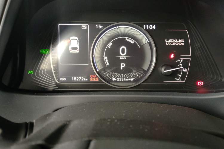 Used Lexus UX New Energy 2020 300e Pure·Joy Edition Odometer Close Up