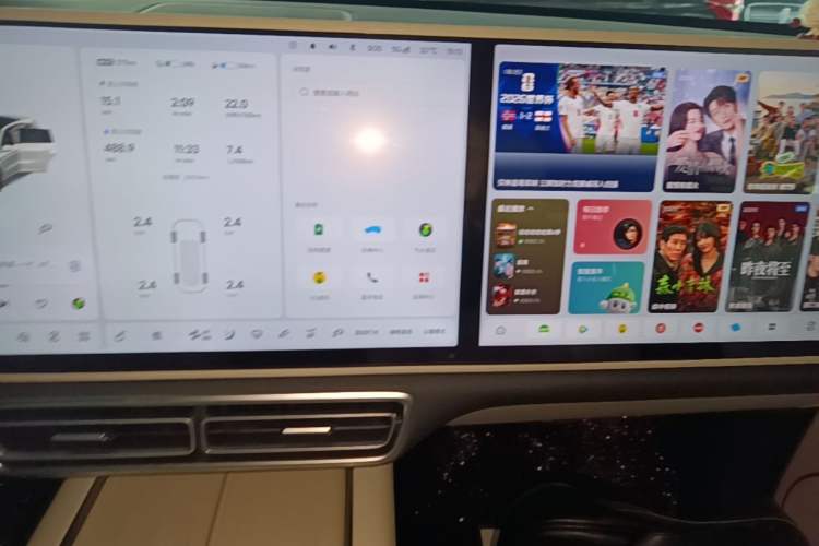 Used Li Auto L6 2024 Pro Model Audio And AC Panel