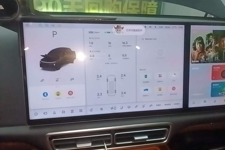 Used Li Auto L6 2024 Max Audio And AC Panel