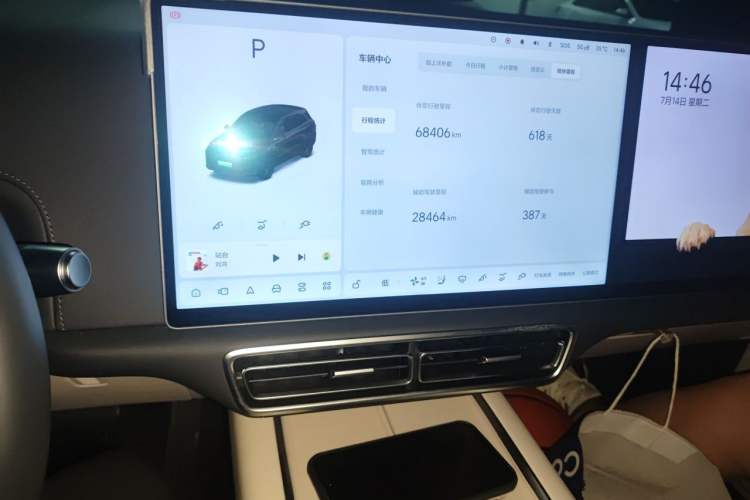 Used Li Auto L6 2024 Max Audio And AC Panel