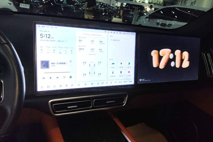 Used Li Auto L6 2024 Pro Model Audio And AC Panel