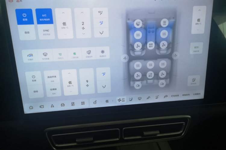 Used Li Auto L6 2024 Max Audio And AC Panel
