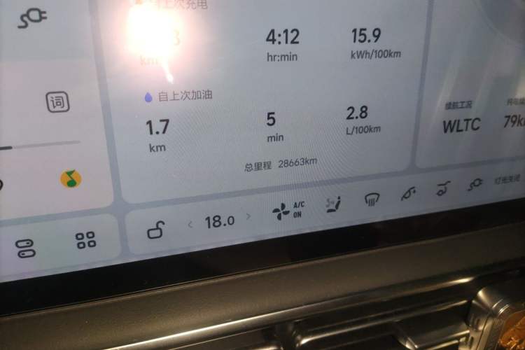 Used Li Auto L6 2024 Max Odometer Close Up