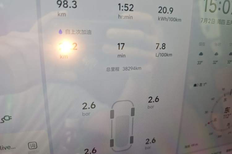 Used Li Auto L6 2024 Max Odometer Close Up