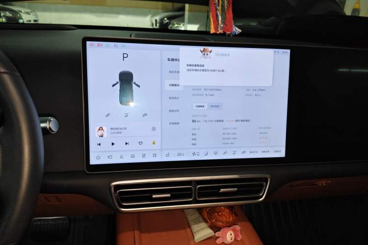 Used Li Auto L6 2024 Pro Model Audio And AC Panel