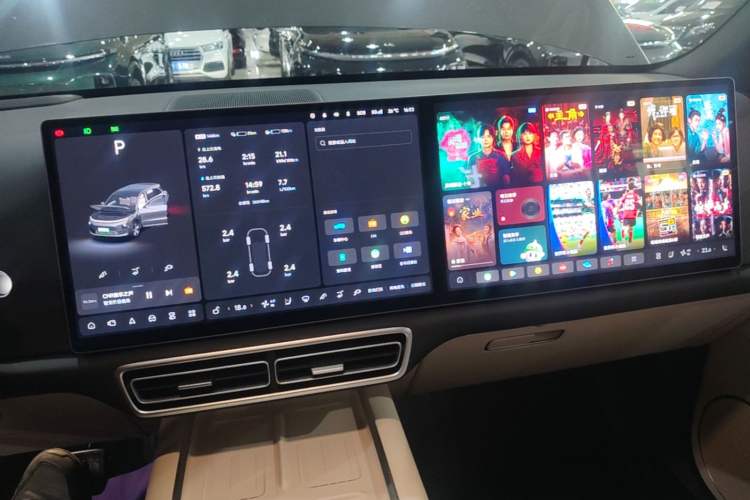 Used Li Auto L6 2024 Pro Model Audio And AC Panel