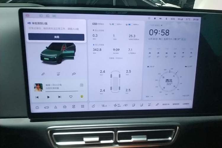 Used Li Auto L6 2024 Max Audio And AC Panel