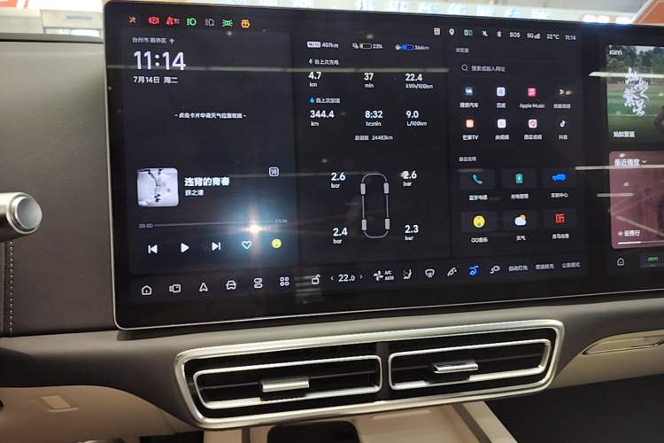 Used Li Auto L6 2024 Max Audio And AC Panel