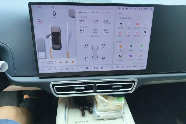 Used Li Auto L6 2024 Pro Model Audio And AC Panel