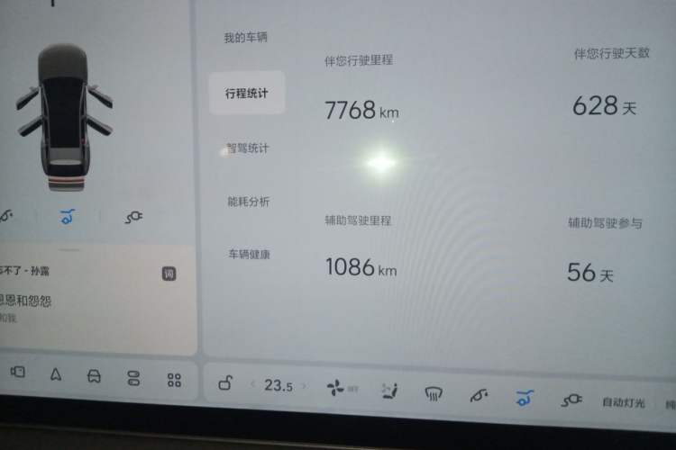 Used Li Auto L6 2024 Max Odometer Close Up