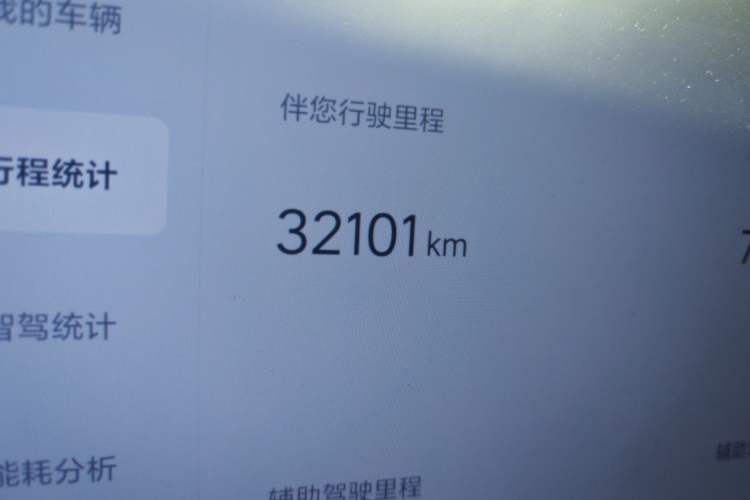 Used Li Auto L6 2024 Pro Model Odometer Close Up