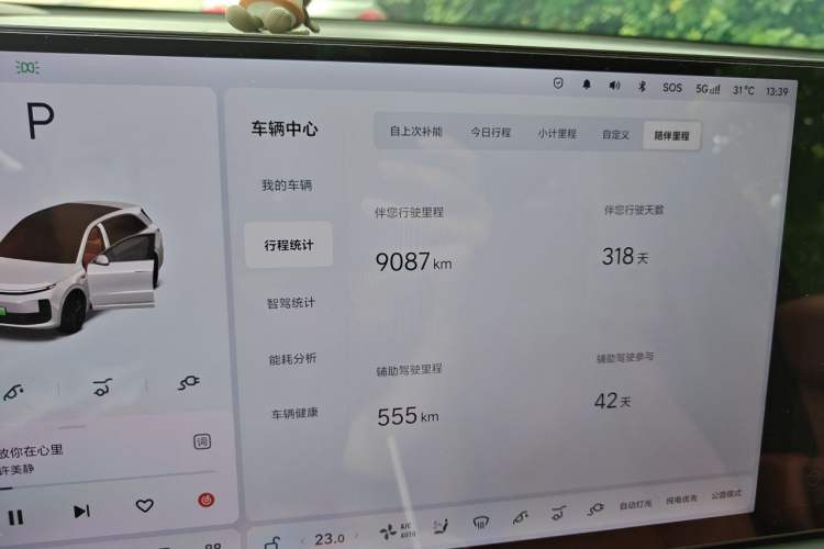 Used Li Auto L6 2024 Max Odometer Close Up