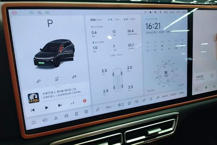 Used Li Auto L6 2025 Pro Smart Refresh Edition Audio And AC Panel