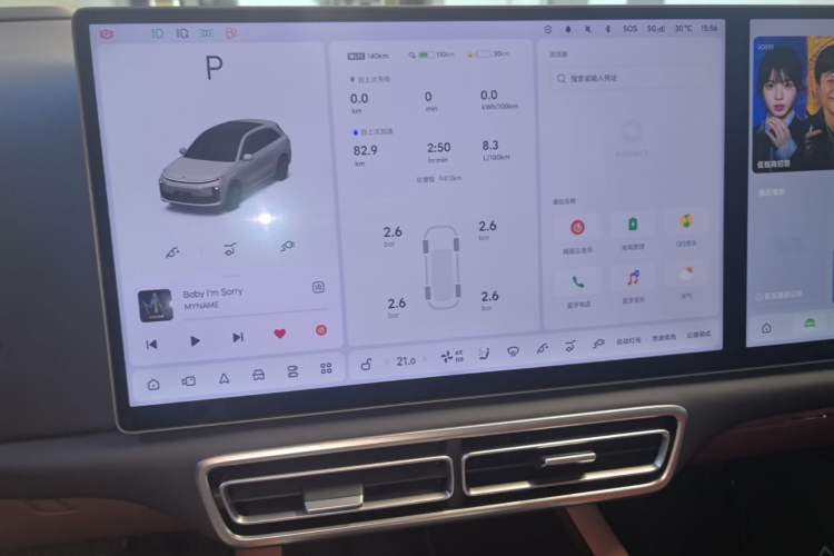 Used Li Auto L6 2025 Max Smart Refresh Edition Audio And AC Panel