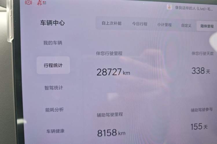 Used Li Auto L6 2025 Pro Smart Refresh Edition Odometer Close Up