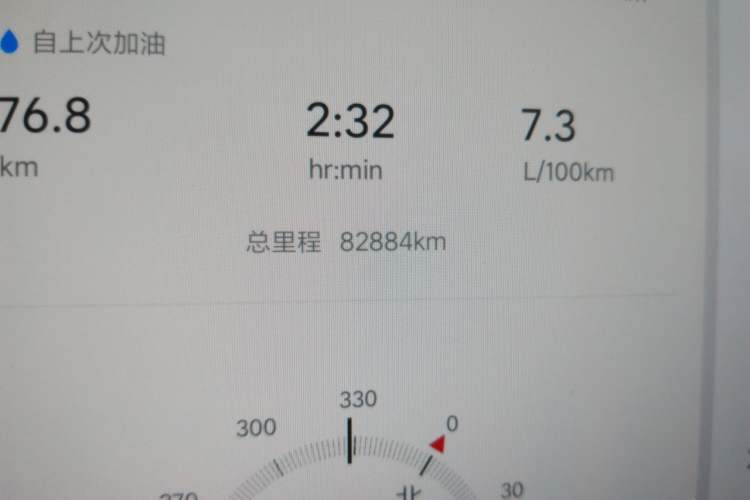 Used Li Auto L7 2023 Pro Model Odometer Close Up
