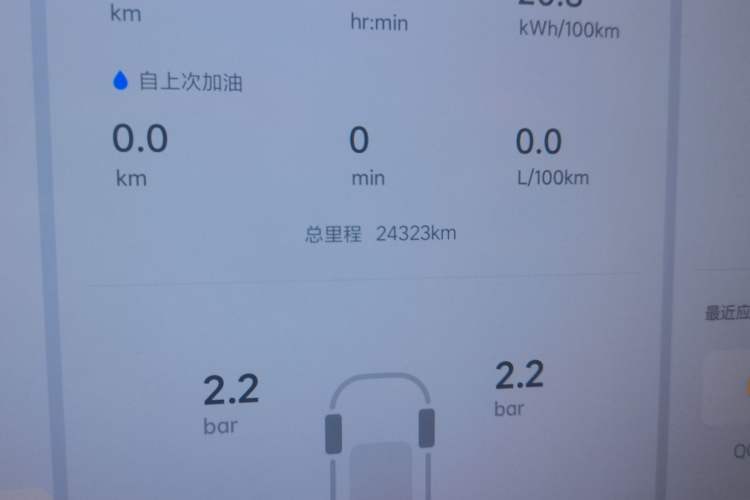 Used Li Auto L7 2023 Max model Odometer Close Up