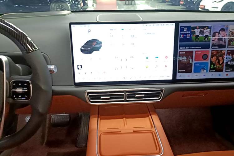 Used Li Auto L7 2024 Ultra Model Audio And AC Panel