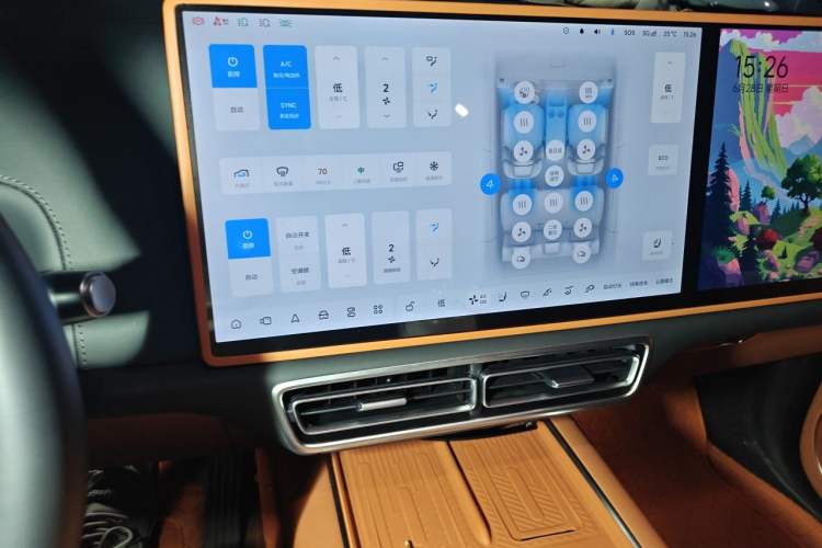 Used Li Auto L7 2024 MAX Model Audio And AC Panel