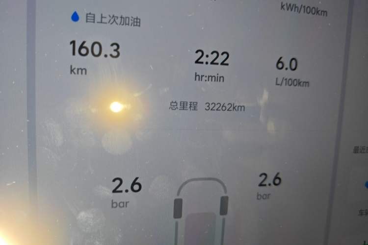 Used Li Auto L7 2024 Ultra Model Odometer Close Up