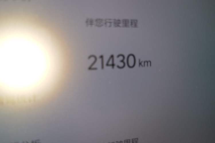 Used Li Auto L7 2024 Pro Model Odometer Close Up
