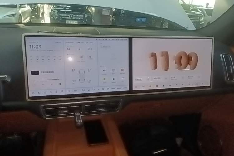 Used Li Auto L7 2024 MAX Model Audio And AC Panel